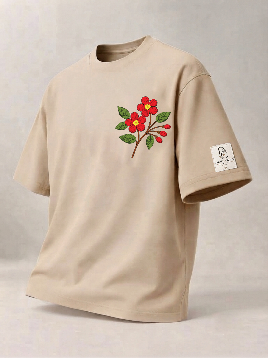 Red Bloom Tee