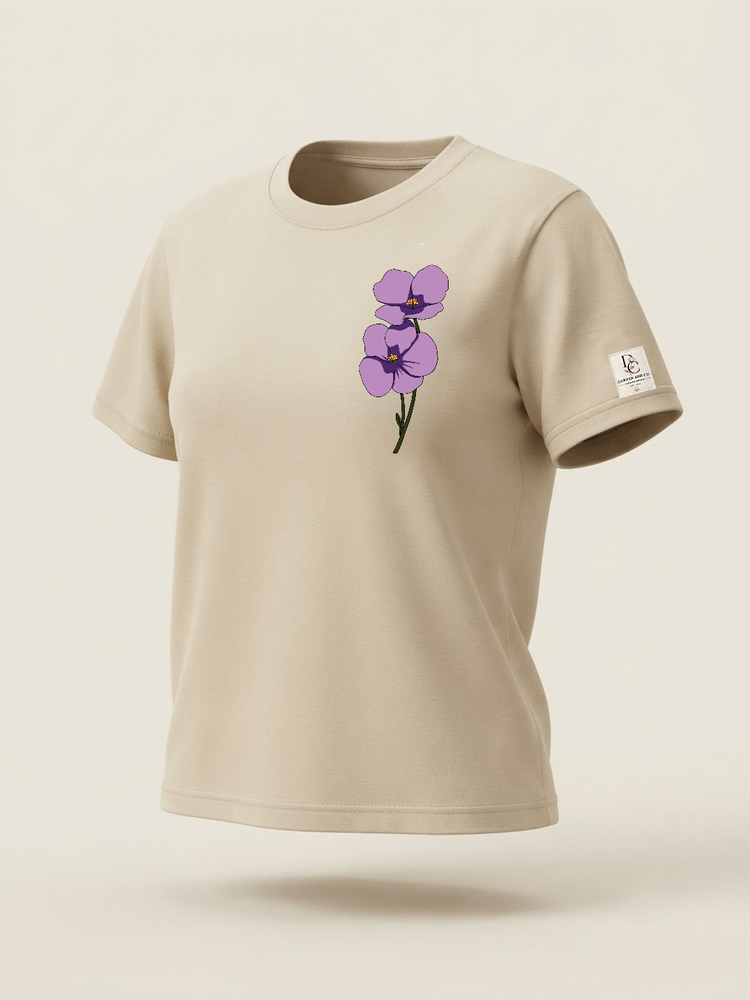 Purple Flower Tee